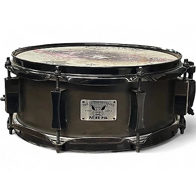 Used Pork Pie 12X4 Little Squealer Snare Black Drum