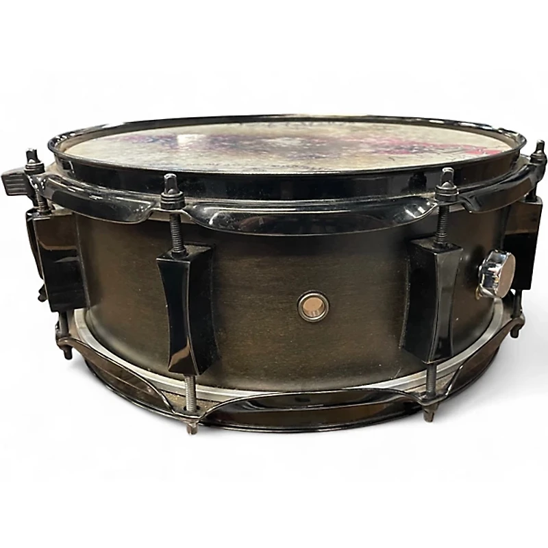 Used Pork Pie 12X4 Little Squealer Snare Black Drum