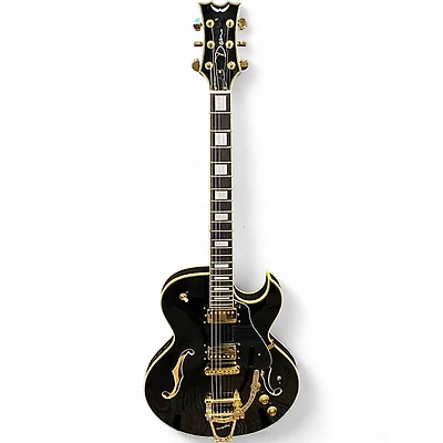 Used Dean Colt With Piezo Black Hollow Body Electric Guitar