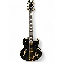 Used Dean Colt With Piezo Black Hollow Body Electric Guitar