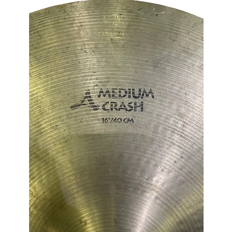 Used Zildjian 16in A Series Medium Crash Cymbal