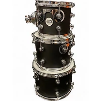 Used DW 7 Piece Design Series Satin Black Drum Kit