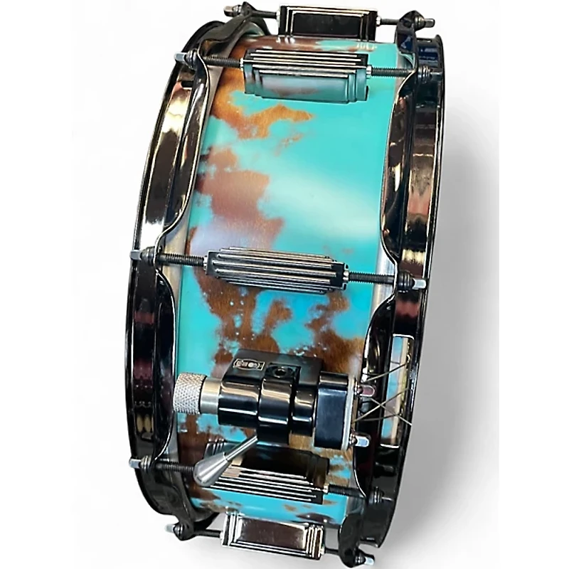 Used WFLIII Drums 14X5 maple snare Patina black Drum