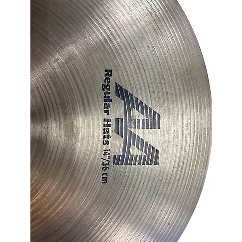 Used SABIAN 14in AA Flat Hi Hat Pair Cymbal