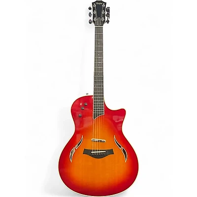 Used Taylor T5S Dark Cherry Burst Hollow Body Electric Guitar