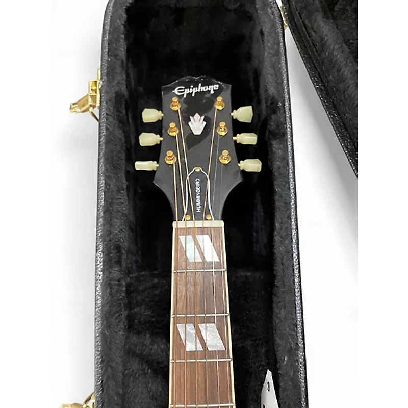 Used Epiphone Hummingbird Natural Acoustic Guitar