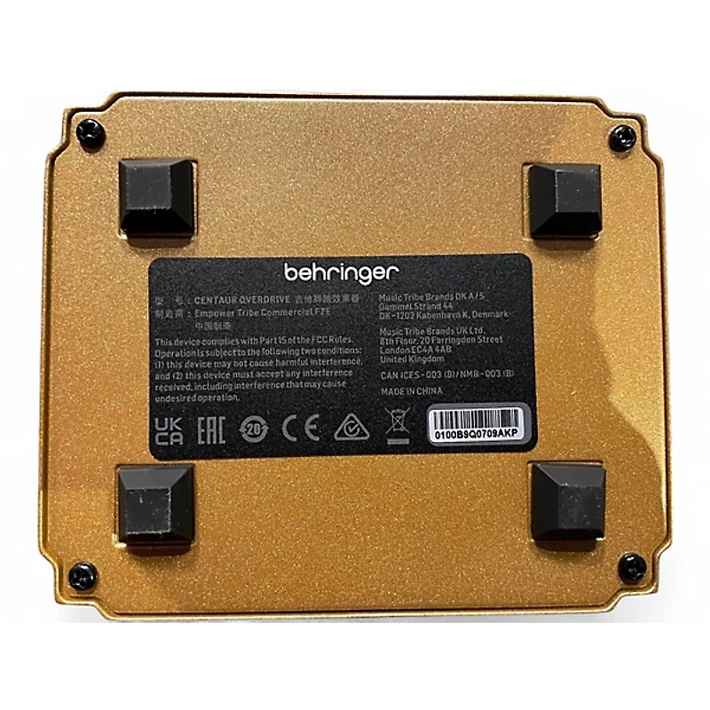 Used Behringer Centaur  Effect Pedal