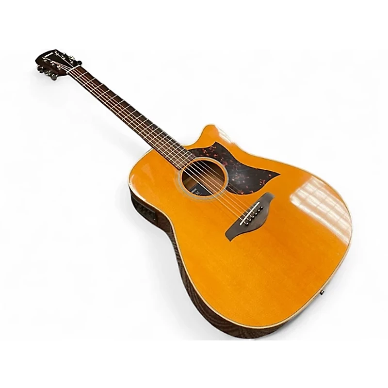 Used Yamaha A1M Natural Acoustic Electric Guitar