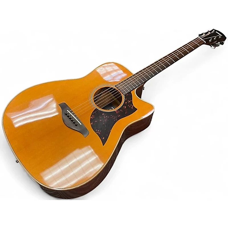 Used Yamaha A1M Natural Acoustic Electric Guitar