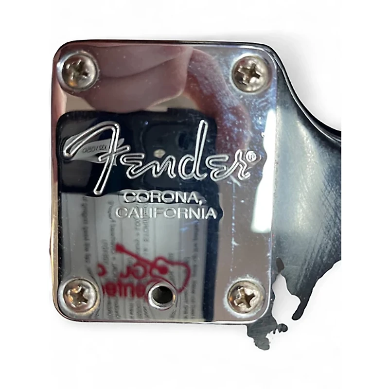 Used Fender American Standard Stratocaster Black Solid Body Electric Guitar