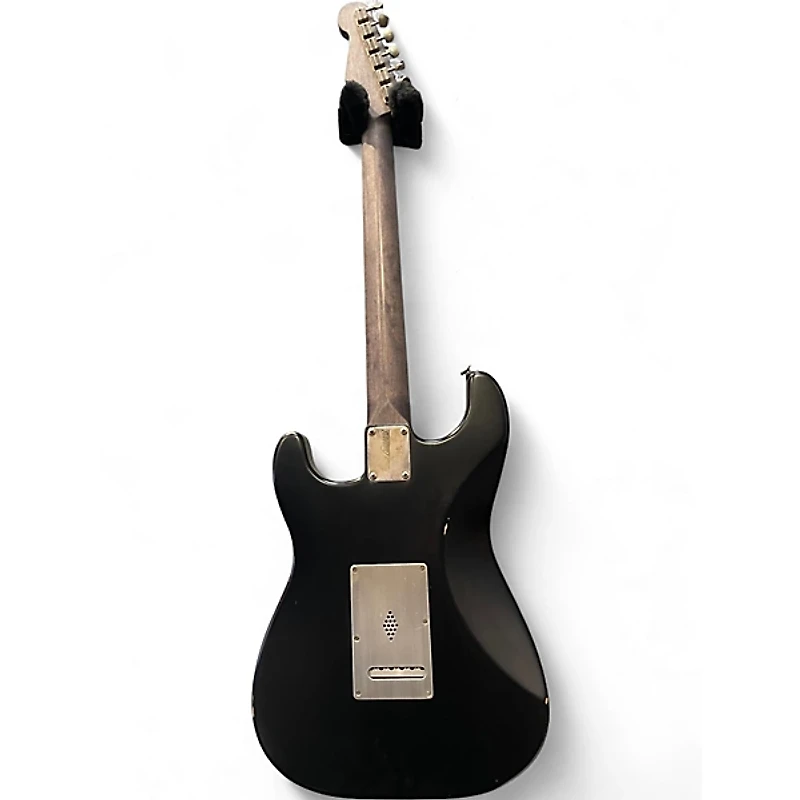 Used 2017 James Trussart Custom Steel-O-Matic Strat Style Black Relic Solid Body Electric Guitar