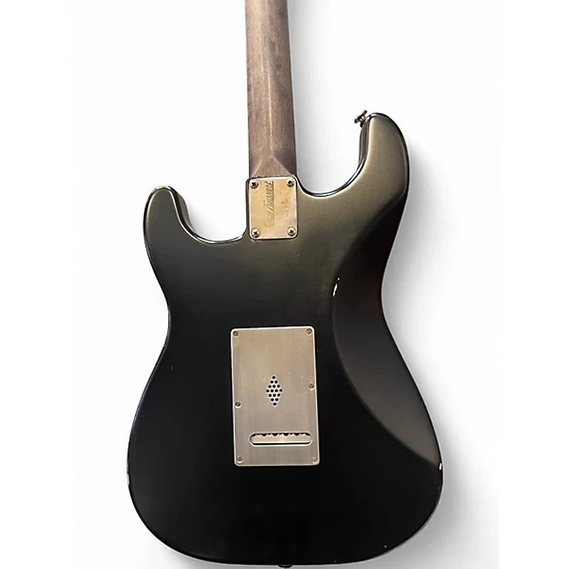 Used 2017 James Trussart Custom Steel-O-Matic Strat Style Black Relic Solid Body Electric Guitar