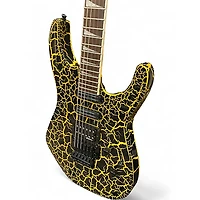 Used Jackson Soloist SL3 yellow crackle Solid Body Electric Guitar