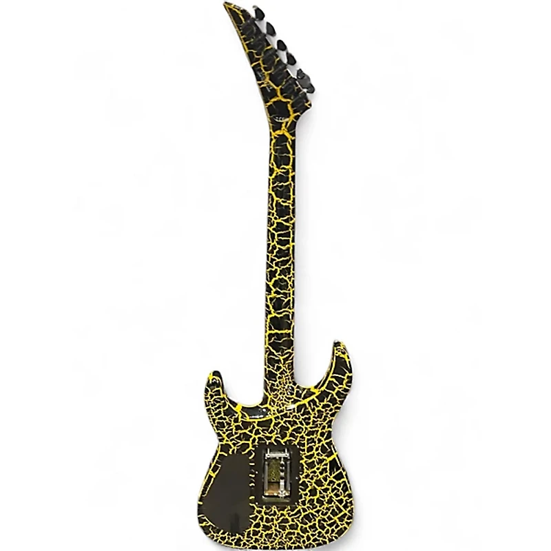 Used Jackson Soloist SL3 yellow crackle Solid Body Electric Guitar