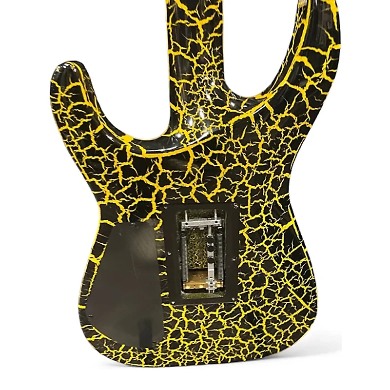 Used Jackson Soloist SL3 yellow crackle Solid Body Electric Guitar