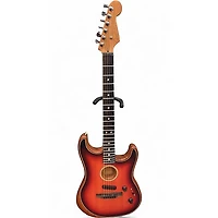 Used Fender American Acoustasonic Stratocaster 3 Tone Sunburst Acoustic Electric Guitar