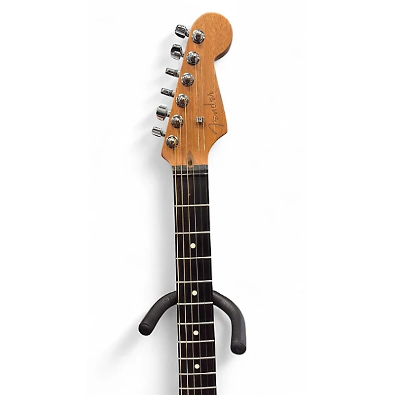 Used Fender American Acoustasonic Stratocaster 3 Tone Sunburst Acoustic Electric Guitar