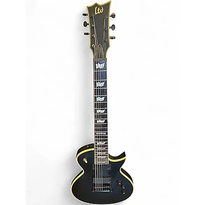 Used ESP LTD EC407 Black Solid Body Electric Guitar