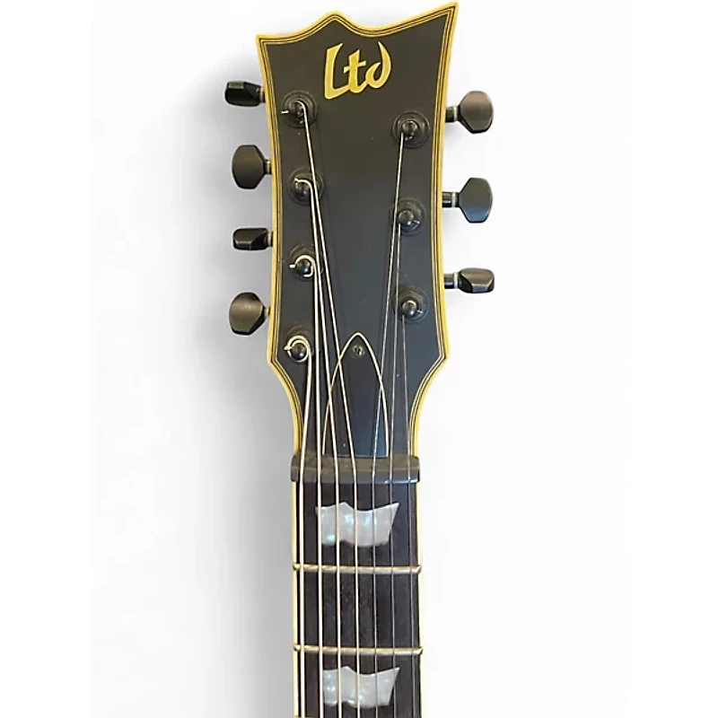 Used ESP LTD EC407 Black Solid Body Electric Guitar