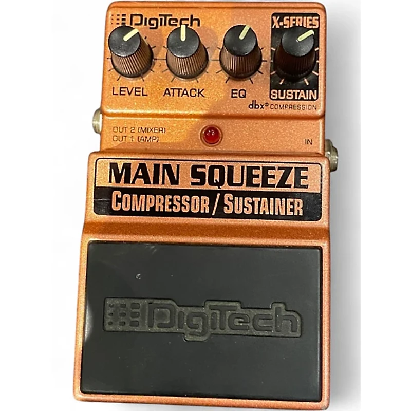 Used DigiTech XMS Main Squeeze Compressor/Sustainer Effect Pedal