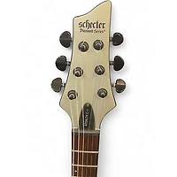 Used Schecter Guitar Research STEALTH C1 Silver Solid Body Electric Guitar