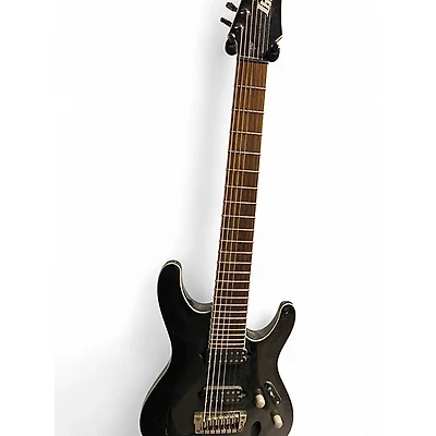Used Ibanez SIR27FD Iron Label 7 String Black Solid Body Electric Guitar