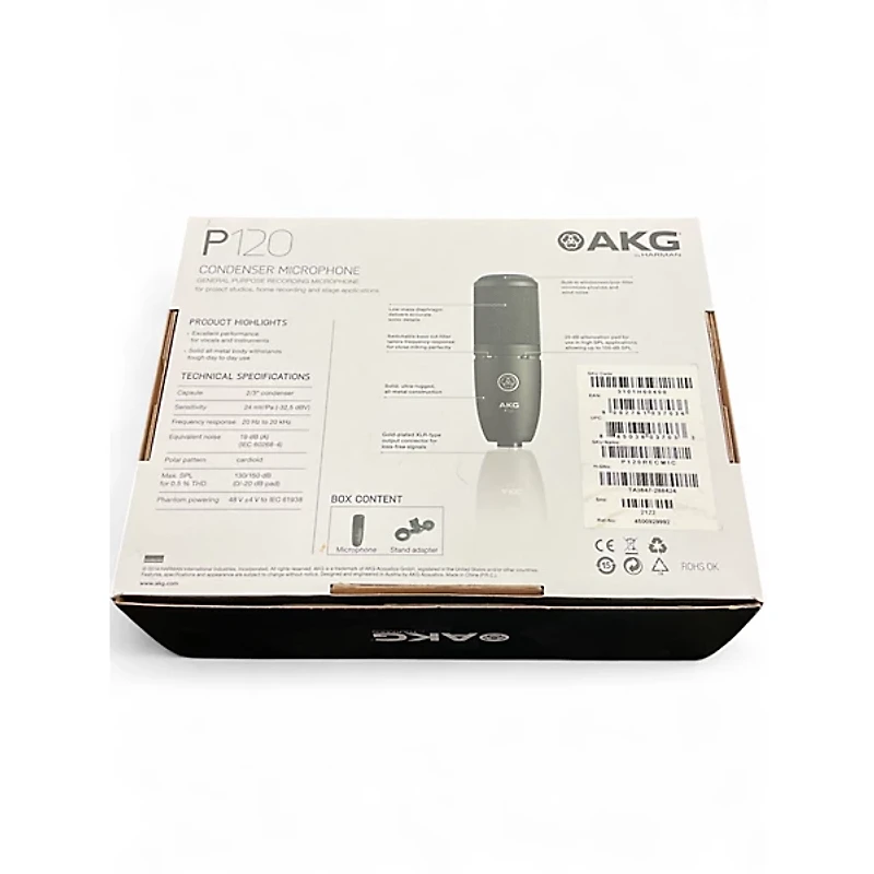 Used AKG P120 Project Studio Condenser Microphone
