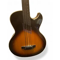 Used Washburn AB- 20 2 Tone Sunburst Acoustic Bass Guitar