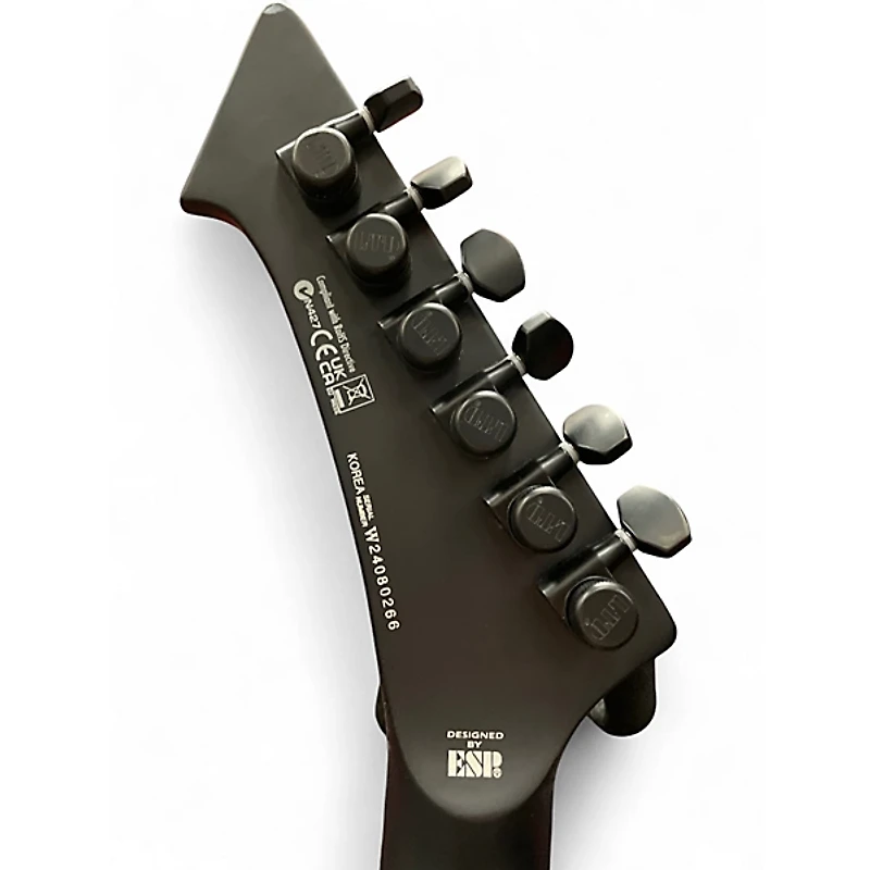 Used ESP LTD James Hetfield Snakebyte Black Solid Body Electric Guitar