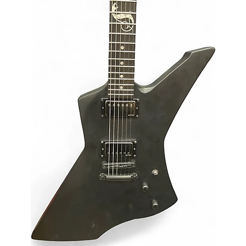 Used ESP LTD James Hetfield Snakebyte Black Solid Body Electric Guitar