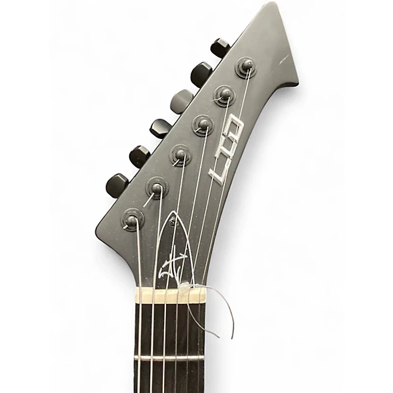 Used ESP LTD James Hetfield Snakebyte Black Solid Body Electric Guitar