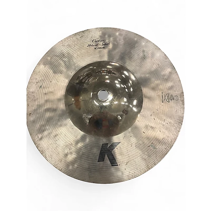 Used Zildjian 9in K Custom Hybrid Splash Cymbal