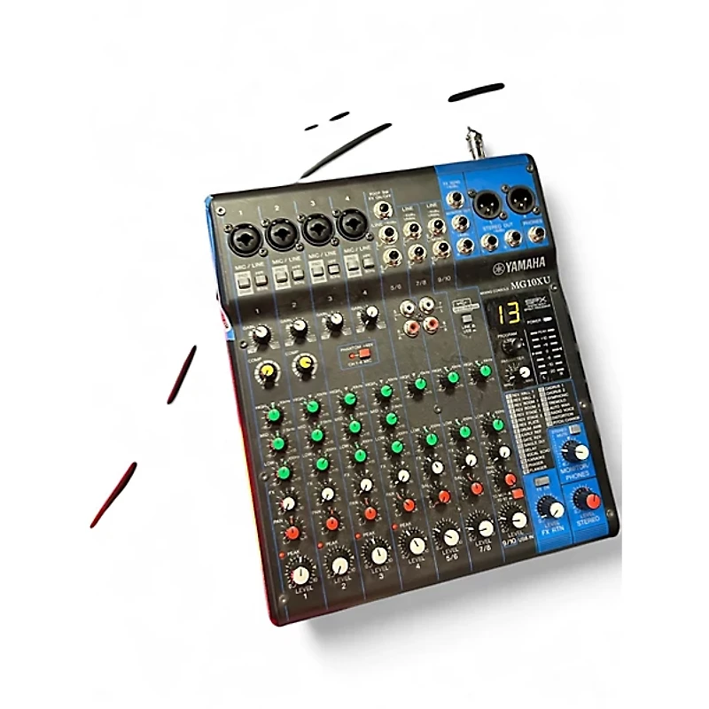 Used Yamaha MG10XU 10 Channel Mixer with Effects Unpowered Mixer