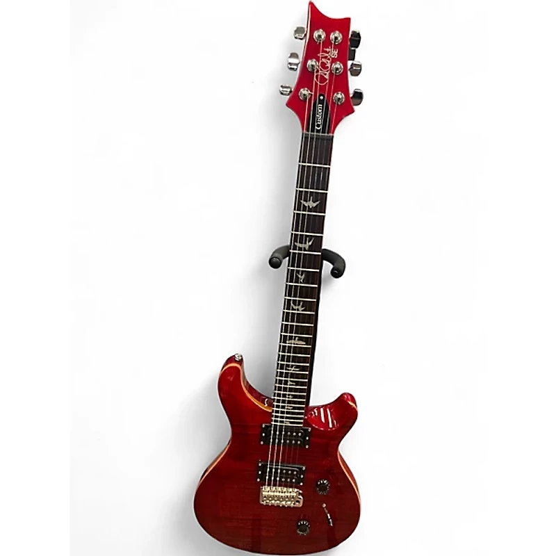 Used PRS SE Custom 24 Red Solid Body Electric Guitar