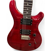 Used PRS SE Custom 24 Red Solid Body Electric Guitar