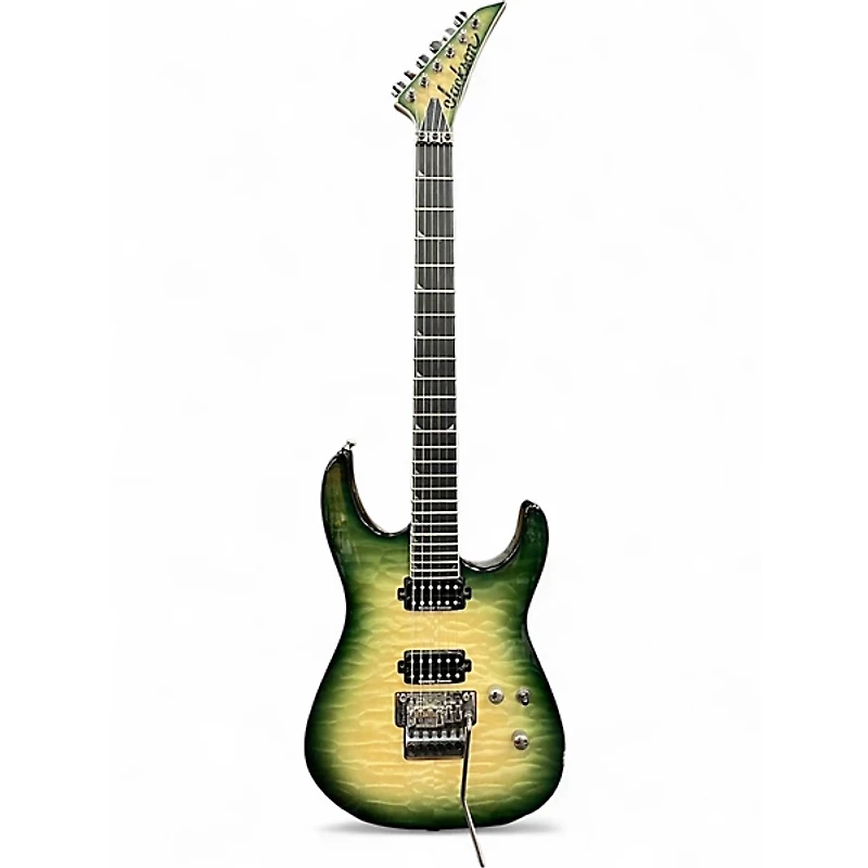 Used Jackson SL2Q Pro Series Soloist  Alien Burst Solid Body Electric Guitar