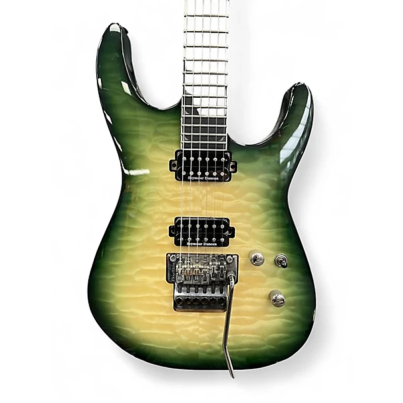 Used Jackson SL2Q Pro Series Soloist  Alien Burst Solid Body Electric Guitar