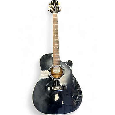 Used Takamine EG334BC Black Acoustic Electric Guitar