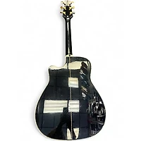 Used Takamine EG334BC Black Acoustic Electric Guitar