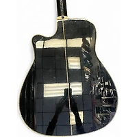 Used Takamine EG334BC Black Acoustic Electric Guitar