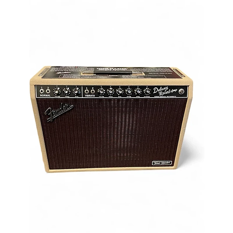Used Fender Tone Master Deluxe Reverb Blonde Guitar Combo Amp