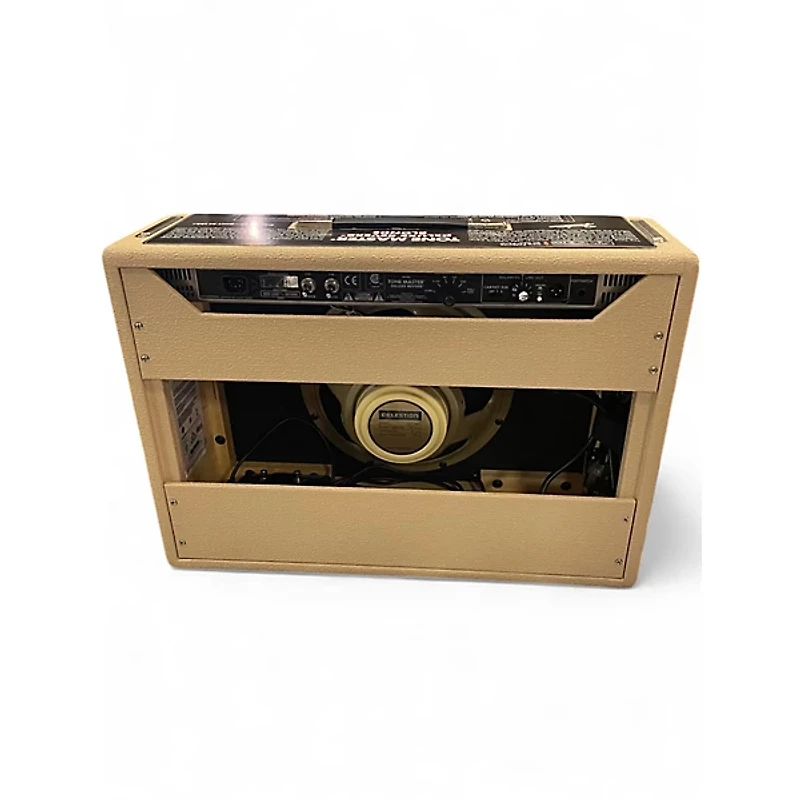 Used Fender Tone Master Deluxe Reverb Blonde Guitar Combo Amp