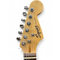 Used Squier Standard Stratocaster Black Solid Body Electric Guitar