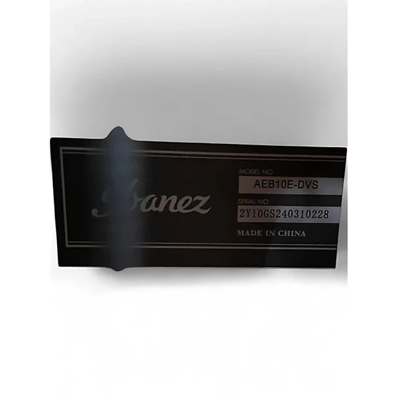 Used Ibanez AEB10E DARK VIOLIN SUNBURST Acoustic Bass Guitar