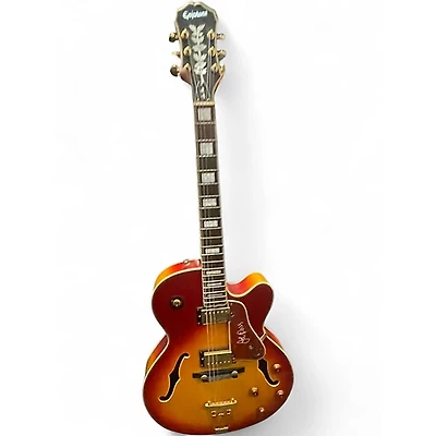 Used Epiphone Joe Pass Emperor 2 Color Sunburst Hollow Body Electric Guitar