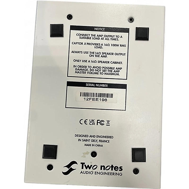 Used Two Notes AUDIO ENGINEERING Captor X Power Attenuator