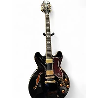 Used Epiphone Sheraton II Black Hollow Body Electric Guitar
