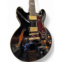 Used Epiphone Sheraton II Black Hollow Body Electric Guitar