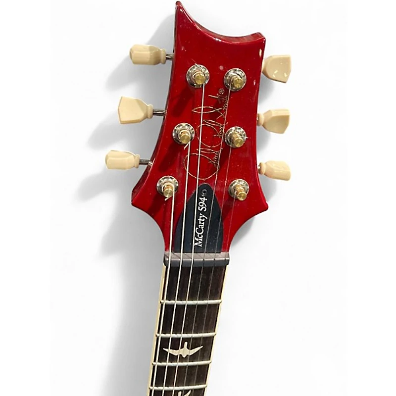Used PRS McCarty 594 Red Solid Body Electric Guitar