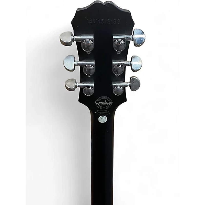 Used Epiphone Les Paul Traditional PRO III Black Solid Body Electric Guitar